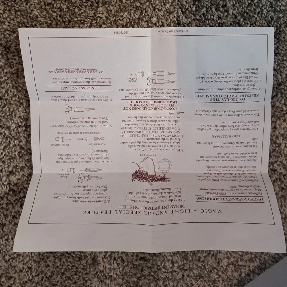 Hallmark Keepsake Lighthouse Greetings‎ 2nd in Series Ornament 1998 TESTED